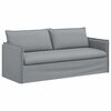 vidaXL Set de canapea 2 pcs Gri deschis 196 x 82 x 85 cm țesătură