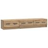 vidaXL Cabinet TV Stejar Artizanal 147 x 34,5 x 27 cm Lemn prelucrat