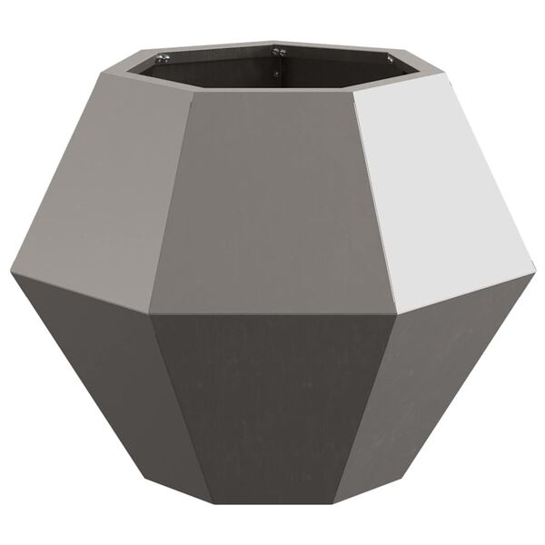 vidaXL Jardinieră Ruginit 50 x 50 x 40 cm Oțel rezistent de intemperii