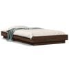 vidaXL Cadru de pat, stejar maro, 75x190 cm, lemn prelucrat