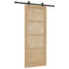 vidaXL Ușă glisantă ORKDAL natural 83 x 202 cm Lemn masiv de pin