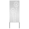 vidaXL Ecran de intimitate pentru grădină Argintiu 50 x 140 cm