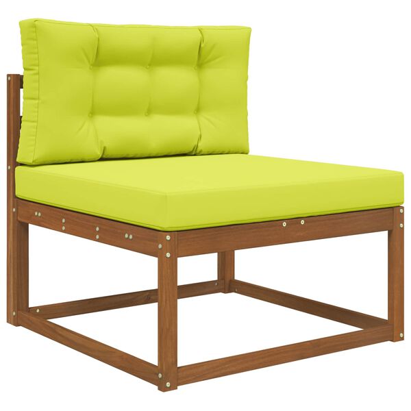 vidaXL Perna pentru canapea de exterior 2 pcs Verde Poliester