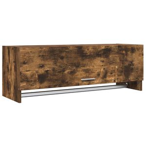 vidaXL Șifonier, stejar fumuriu, 100x32,5x35 cm, lemn prelucrat