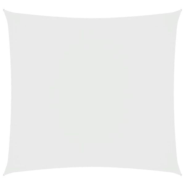 vidaXL Parasolar, alb, 7x7 m, țesătură oxford, pătrat