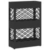 vidaXL Stand pentru Umbrele de Plouă Negru 28 x 12 x 41 cm Oțel