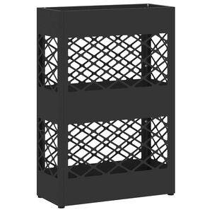 vidaXL Stand pentru Umbrele de Plouă Negru 28 x 12 x 41 cm Oțel