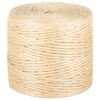 vidaXL Fr&acirc;nghie, 250 m, sisal 100%, 4 mm
