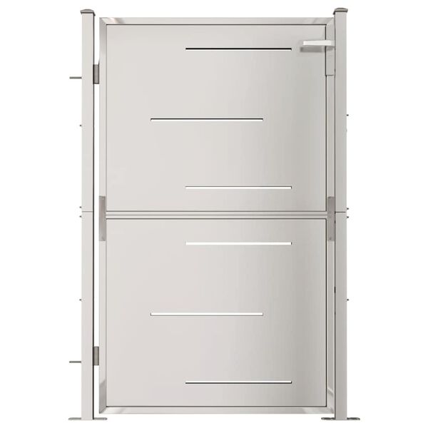 vidaXL Poartă de grădină 100x145 cm oțel inoxidabil