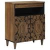vidaXL Bufet cu depozitare Maro 60 x 33,5 x 75 cm Lemn de mango solid