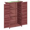 vidaXL Magazie de unelte de grădină cafeniu 83x57x140cm lemn masiv pin