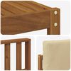 vidaXL Set de canapele de exterior cu pernă 7 pcs Natural și Bej