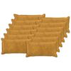 vidaXL Husă pentru pernă 12 pcs HOUTEN Galben 40 x 80 cm