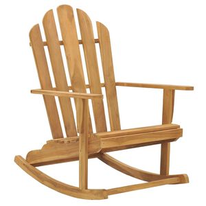 vidaXL Scaun balansoar Adirondack, lemn masiv de tec