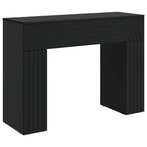 vidaXL Masă de cafea Negru 102 x 35 x 75 cm Lemn prelucrat