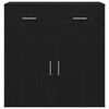 vidaXL Bufet cu sertar Stejar Negru 78 x 38 x 80 cm Lemn compozit