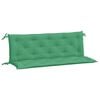 vidaXL Perne bancă de grădină 2buc., verde,150x50x7cm, țesătură oxford