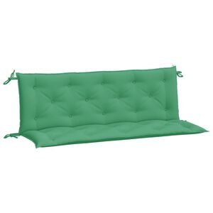 vidaXL Perne bancă de grădină 2buc., verde,150x50x7cm, țesătură oxford