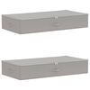 vidaXL Cutie de depozitare 2 buc. Material textil nețesut 90 l Gri