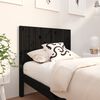 vidaXL Tăblie de pat, negru, 95,5x4x100 cm, lemn masiv de pin