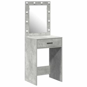 vidaXL Masă de Machiaj Gri din beton 50 x 41 x 135 cm Lemn prelucrat