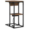 vidaXL Dulap de noapte Stejar fumuriu 41,5 x 26 x 60,5 cm