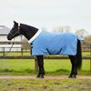 vidaXL Pătură pentru cai Aqua complet 155 cm Fleece polar