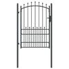 vidaXL Poartă de gard cu țepi EMMEN 170 x 100 cm