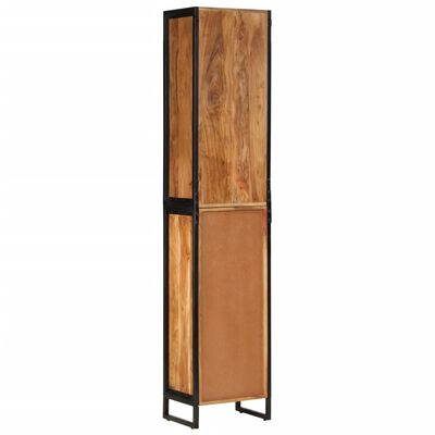 vidaXL Dulap de baie, 40x27x190 cm, lemn masiv de acacia