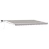 vidaXL Marchiză retractabilă manuală cu led-uri 5 x 3 m