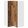 vidaXL Dulap suspendat Lemn vechi și Alb 57 x 57 x 100 cm