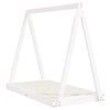 vidaXL Cadru de pat pentru copii, alb, 70x140 cm, lemn masiv de pin