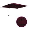 vidaXL Parasol de Grădină Roșu Bordeaux 248,5 x 247,5 x 160 cm