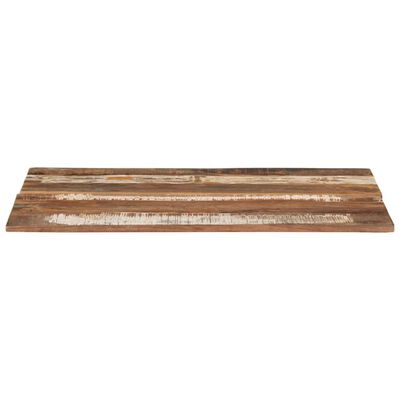vidaXL Blat de masă, 80x60x(1,5-1,6) cm, lemn masiv reciclat