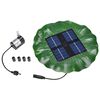 HI Pompă de f&acirc;nt&acirc;nă solară plutitoare, frunză de lotus