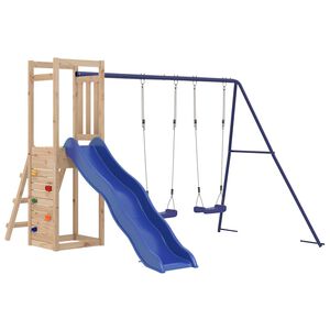 vidaXL Set de joacă pentru exterior, lemn masiv de pin