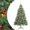 vidaXL Brad de Crăciun artificial 300 LED-uri Alb cald PVC și Metal
