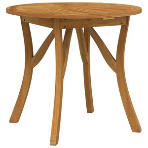 vidaXL Masă de grădină, &Oslash; 85 cm, lemn masiv de acacia