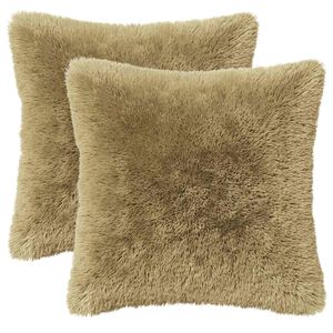 vidaXL Husă pentru pernă 2 pcs HEERLEN Verde deschis 30 x 30 cm