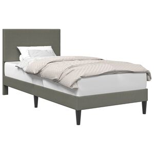 vidaXL Cadru de pat Gri deschis 80 x 200 cm Țesătură din corduroy