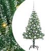 vidaXL Pom de Crăciun artificial cu zăpadă imitată și lumină LED