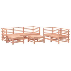 vidaXL Set mobilier de grădină, 7 piese, lemn masiv douglas