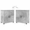 vidaXL Set de mobilier pentru baie cu sertar 3 pcs Gri din beton