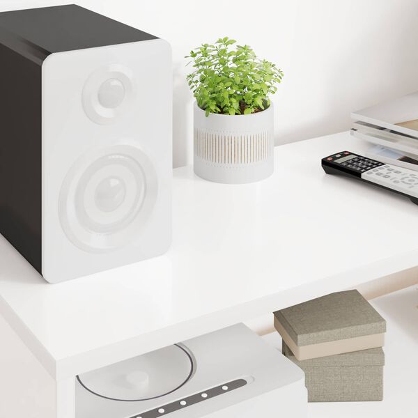 vidaXL Cabinet TV Alb 100 x 30 x 40 cm Lemn compozit