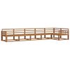 vidaXL Set de canapele de exterior 6 pcs natural Lemn Solid de Acacia