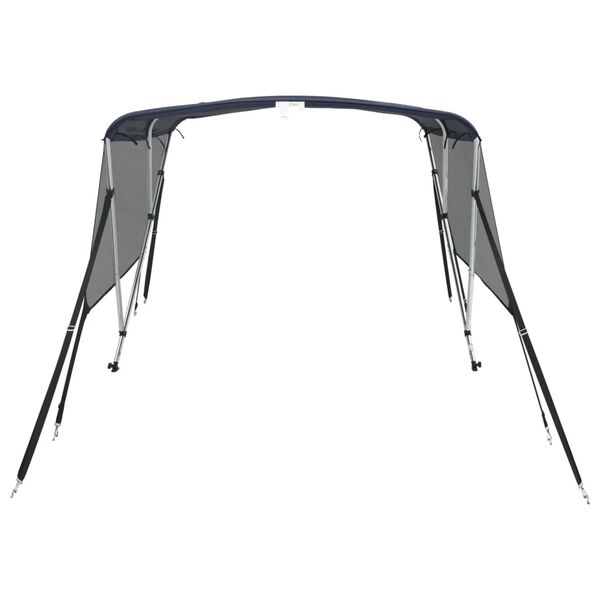 vidaXL Parasolar Bimini 3 arcuri pereți din plasă 183x(170-182)x137 cm
