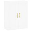 vidaXL Dulap montat pe perete, alb, 69,5x34x90 cm, lemn prelucrat