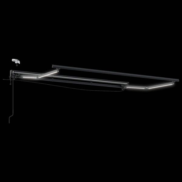 vidaXL Cort electric retractabil Burgundy 3 x 2,5 m