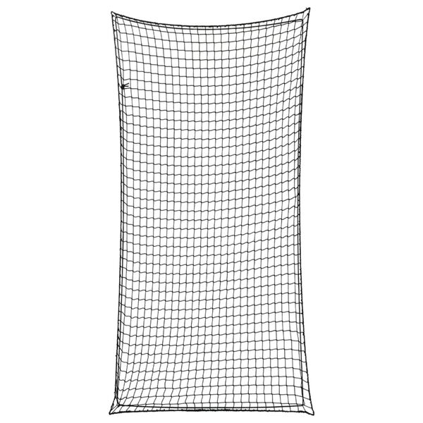 vidaXL Plasă de remorcă cu funie elastică, negru, 7x3,5 m, PP