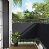 vidaXL Ecran de balcon Negru 100 x 500 cm Material Oxford